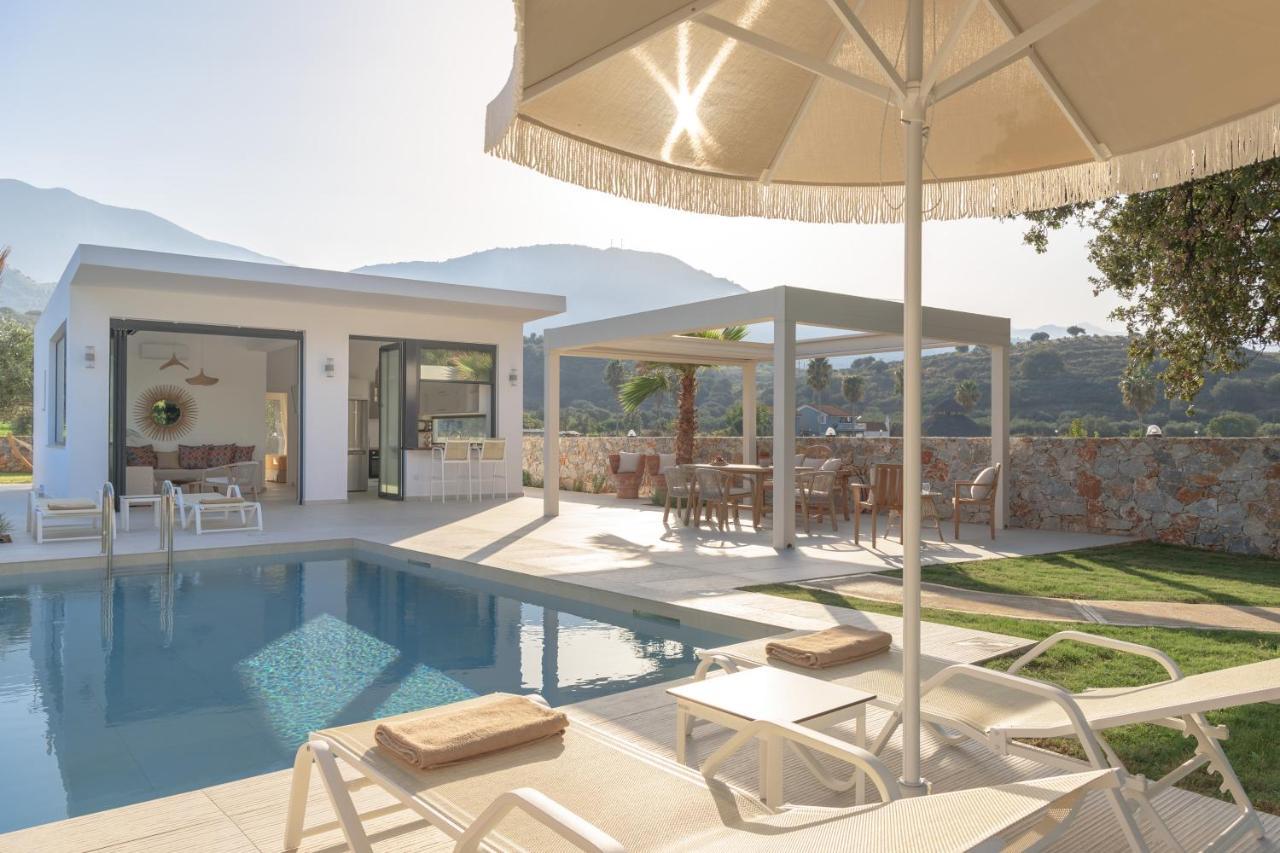 Pelagias Villa Lefka With Heated Pool Mathés Buitenkant foto