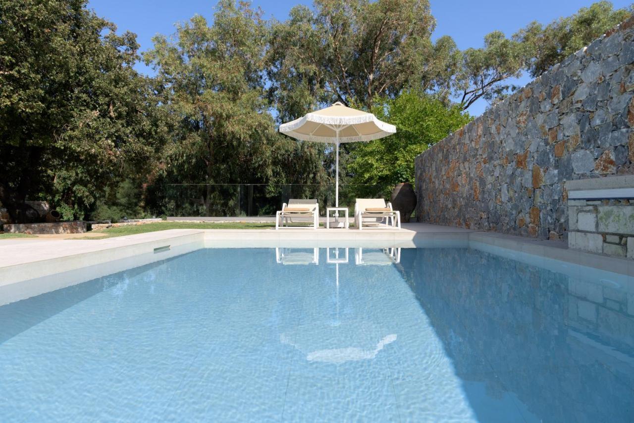 Pelagias Villa Lefka With Heated Pool Mathés Buitenkant foto