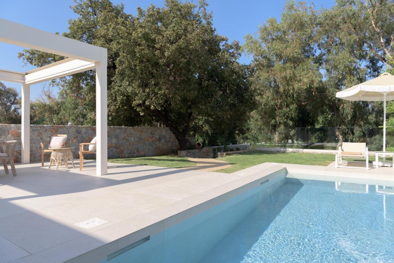 Pelagias Villa Lefka With Heated Pool Mathés Buitenkant foto