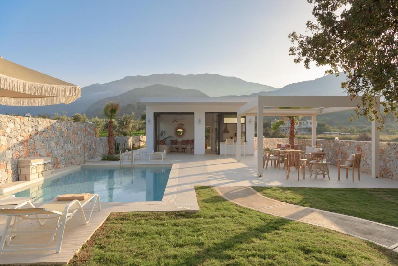 Pelagias Villa Lefka With Heated Pool Mathés Buitenkant foto